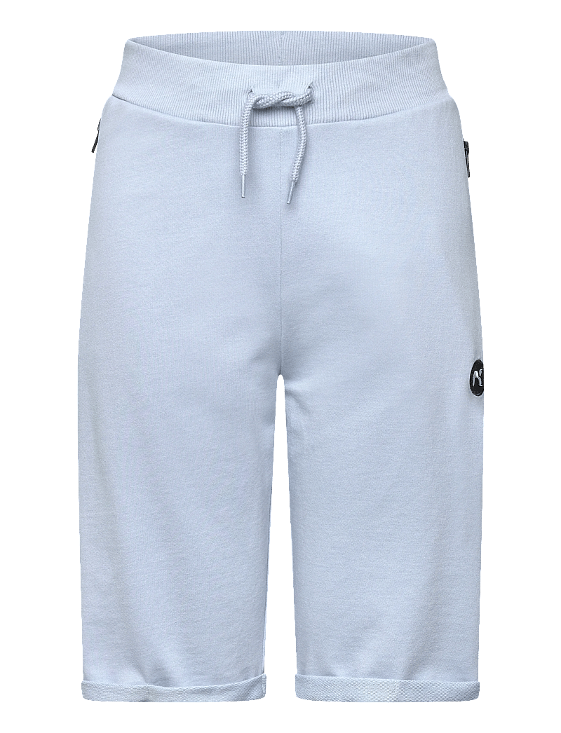 name it - NKMVIMO SWE SHORTS UNB NOOS - sweatshorts - blue fog - 0