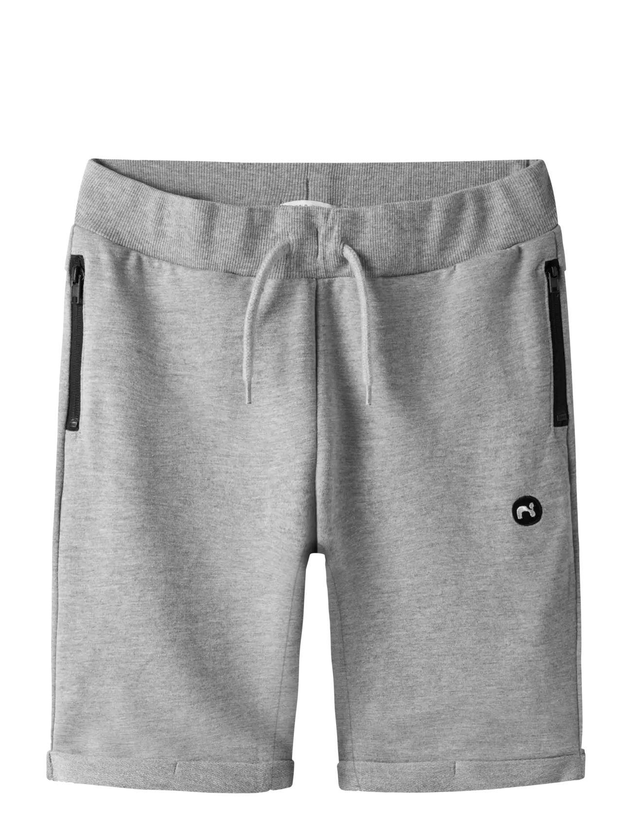 name it - NKMVIMO SWE SHORTS UNB NOOS - sweatshorts - grey melange - 0