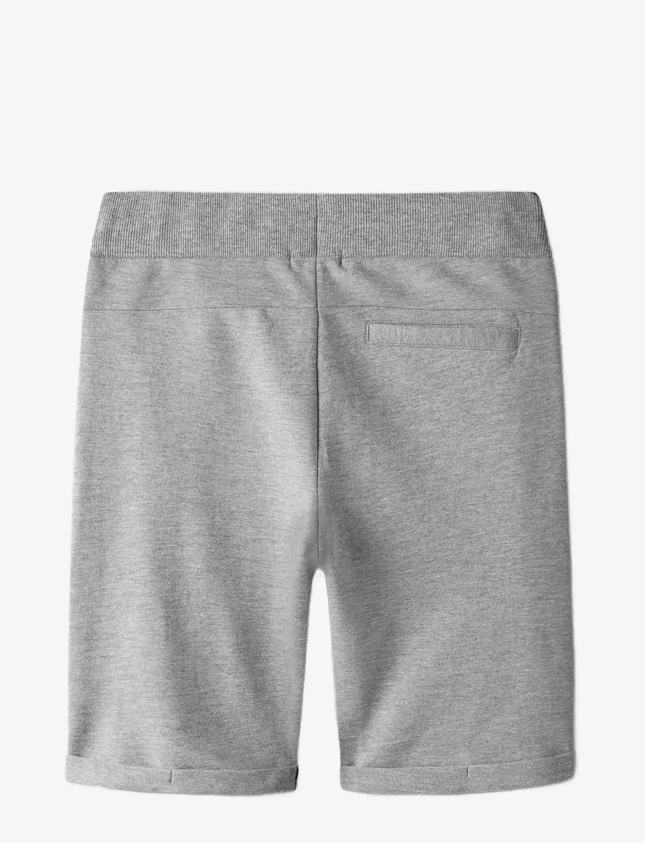 name it - NKMVIMO SWE SHORTS UNB NOOS - sweatshorts - grey melange - 1