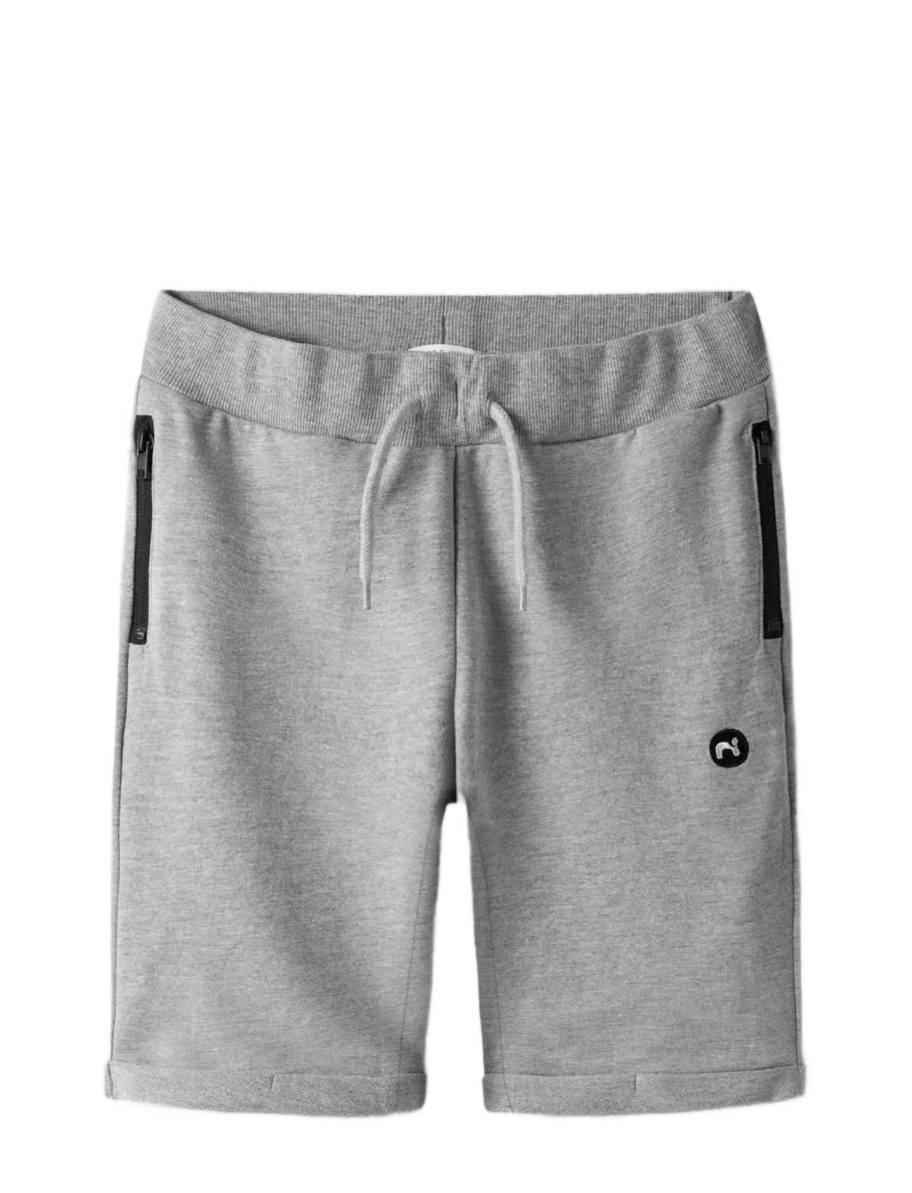 name it - NKMVIMO SWE SHORTS UNB NOOS - sweatshorts - grey melange - 2