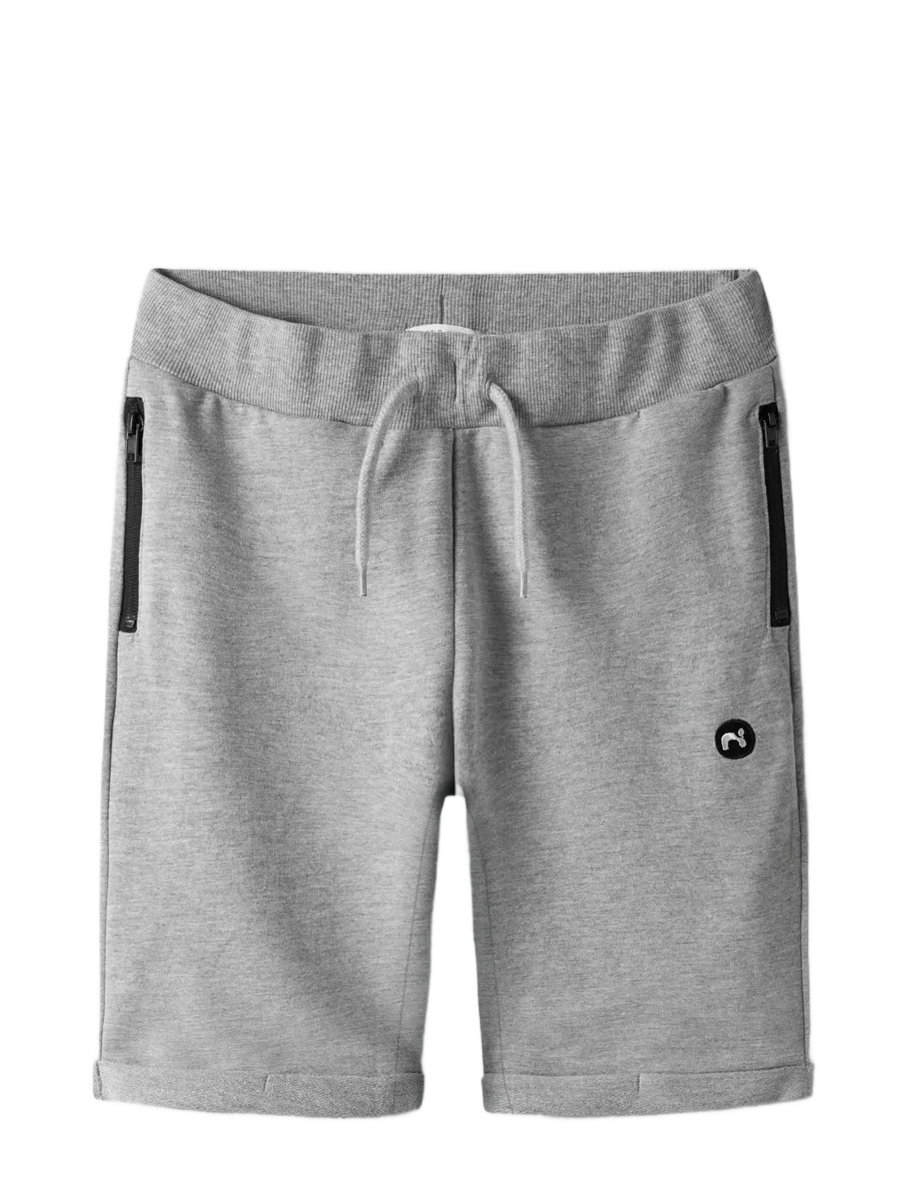 name it - NKMVIMO SWE SHORTS UNB NOOS - sweatshorts - grey melange - 3