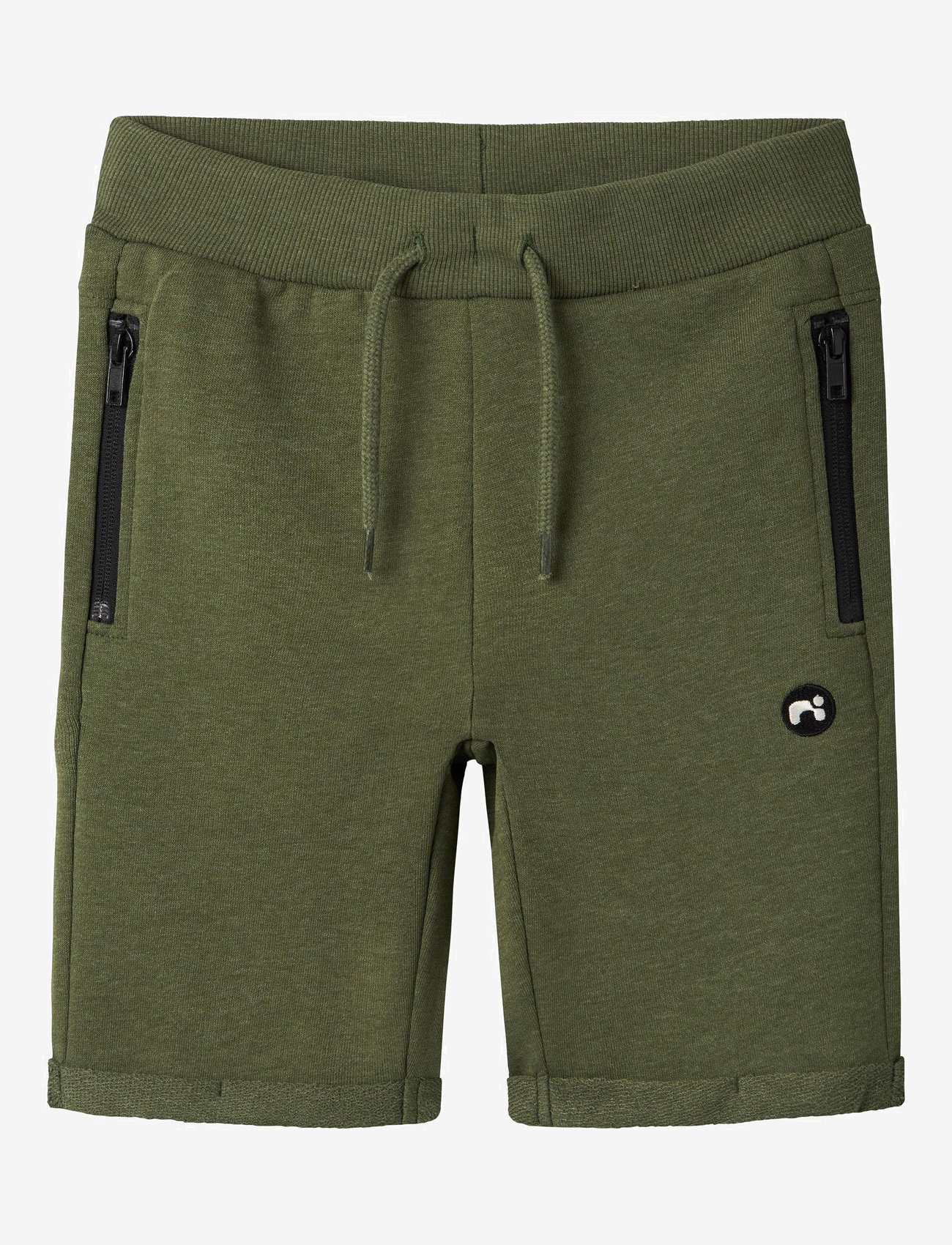 name it - NKMVIMO SWE SHORTS UNB NOOS - sweatshorts - rifle green - 0