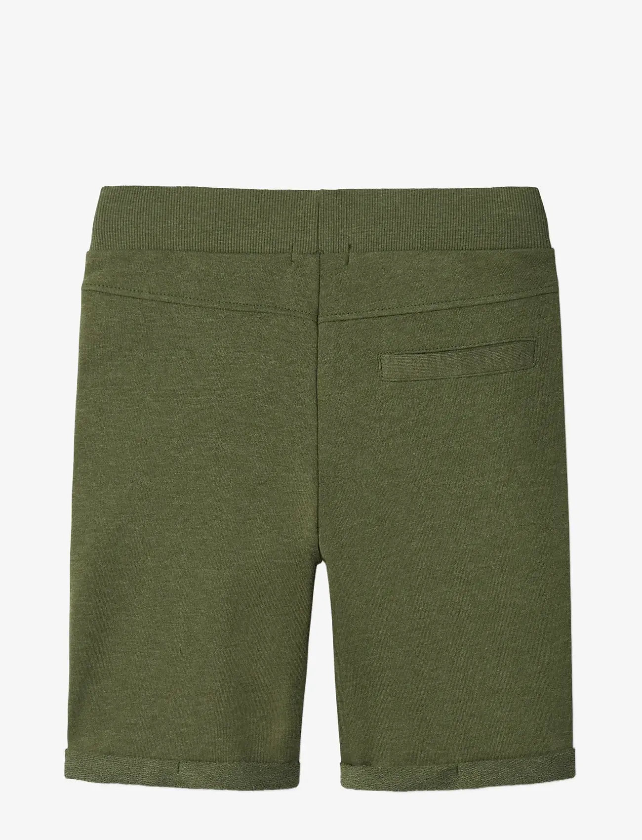 name it - NKMVIMO SWE SHORTS UNB NOOS - sweat shorts - rifle green - 1