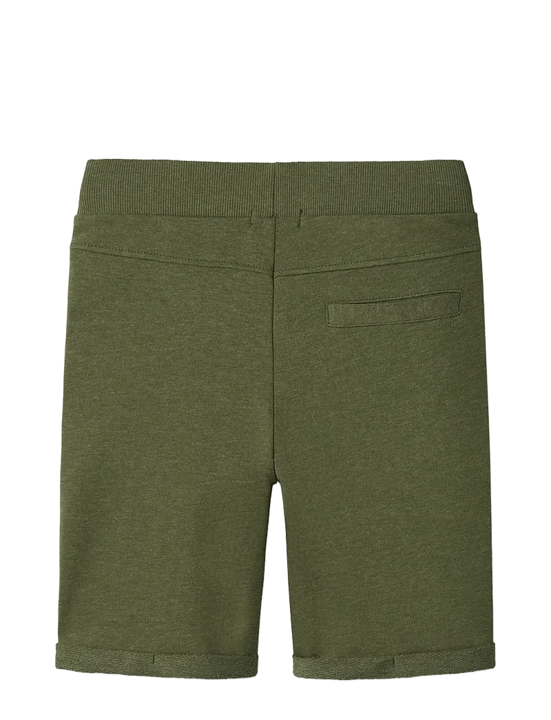name it - NKMVIMO SWE SHORTS UNB NOOS - sweatshorts - rifle green - 1