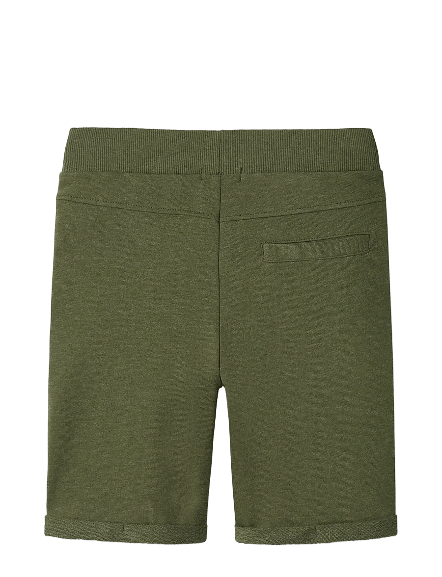 name it - NKMVIMO SWE SHORTS UNB NOOS - sweatshorts - rifle green - 1