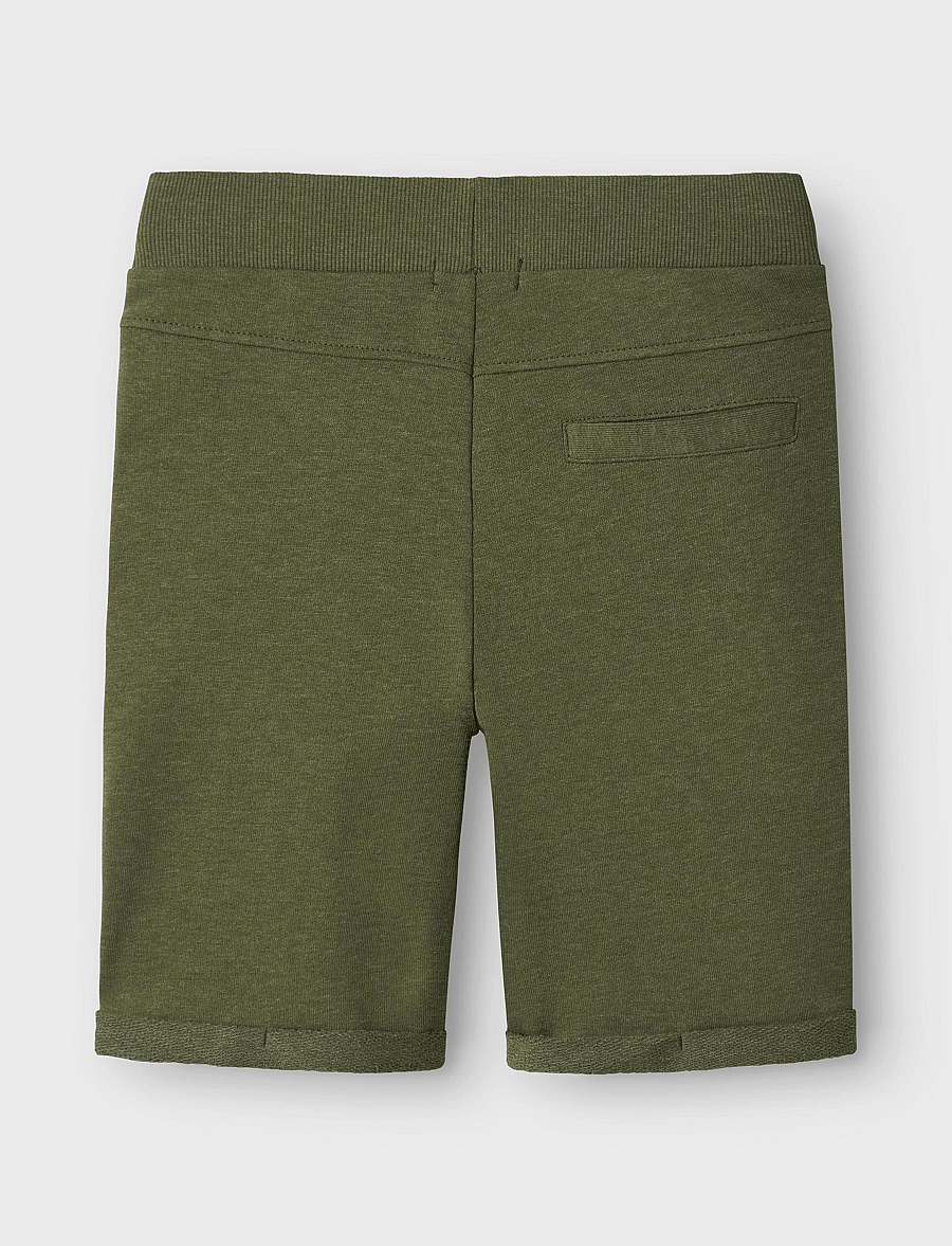 name it - NKMVIMO SWE SHORTS UNB NOOS - sweatshorts - rifle green - 4