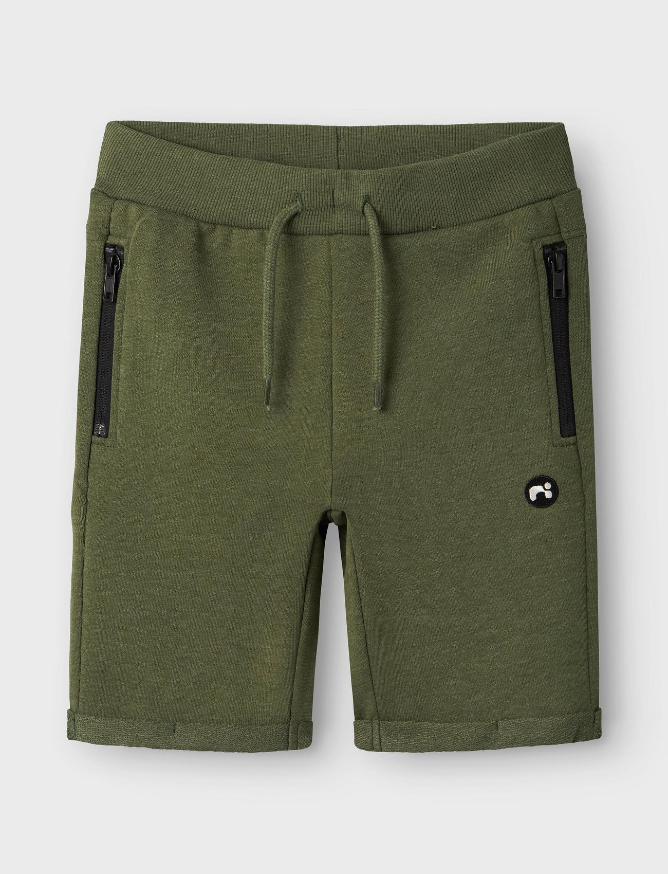 name it - NKMVIMO SWE SHORTS UNB NOOS - sweatshorts - rifle green - 2