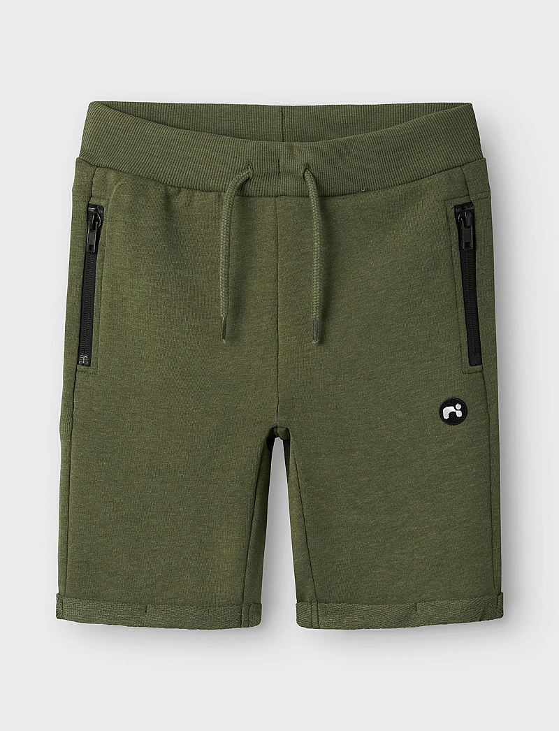 name it - NKMVIMO SWE SHORTS UNB NOOS - sweatshorts - rifle green - 2