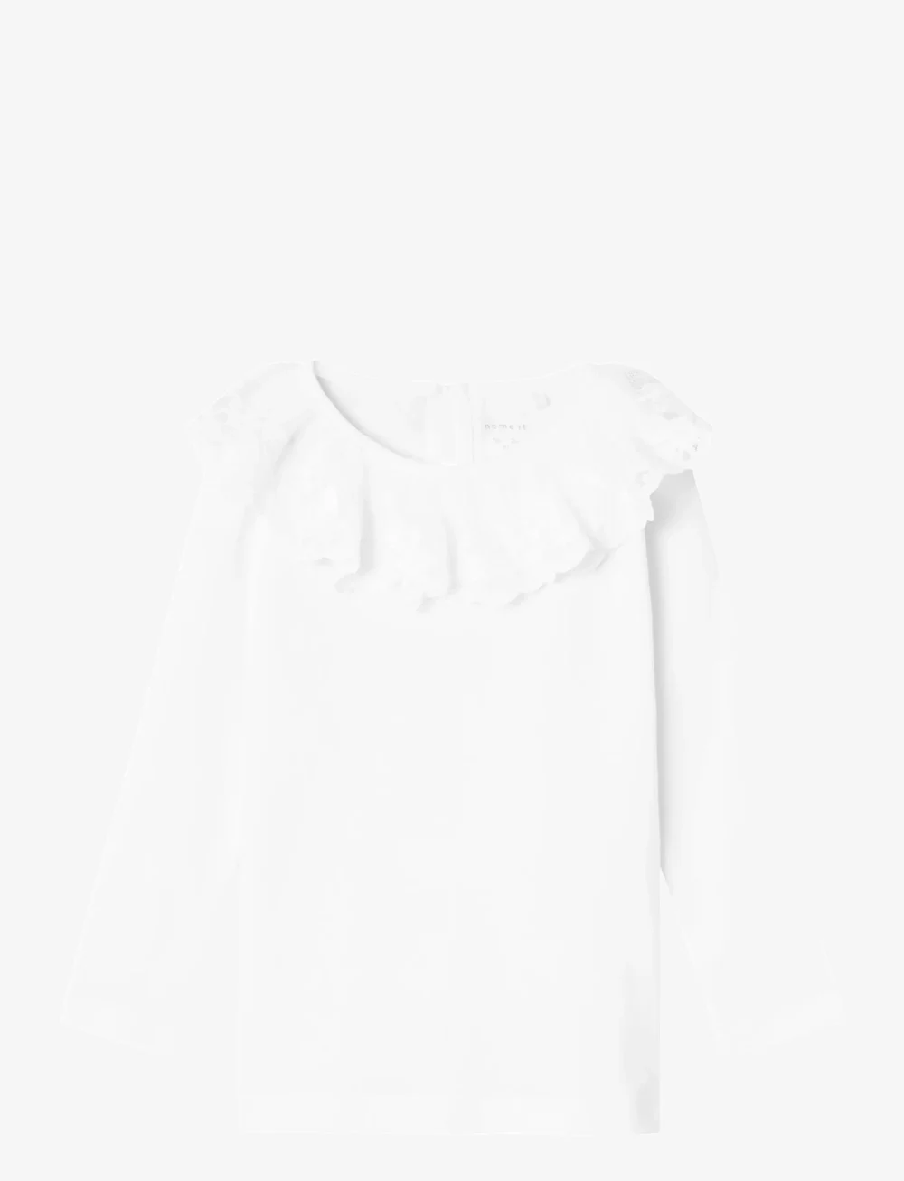 name it - NMFRILDA SLIM LS TOP - långärmade t-shirts - bright white - 0