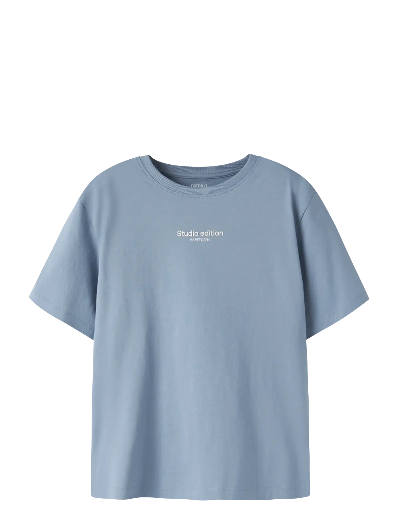name it Nkmbrody Ss Nreg Top Noos, 158-164, Blue, T-Shirts > Kortærmede, Børn