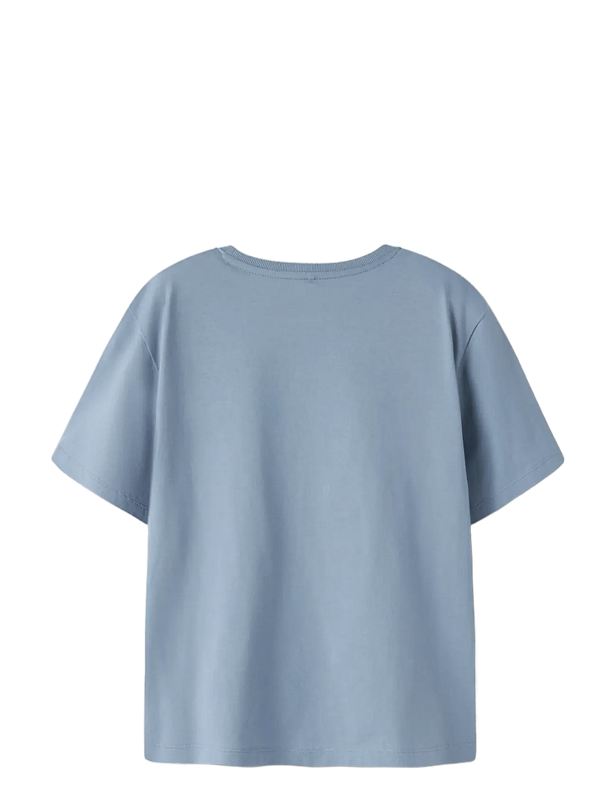 name it - NKMBRODY SS NREG TOP NOOS - kurzärmelige - ashley blue - 1