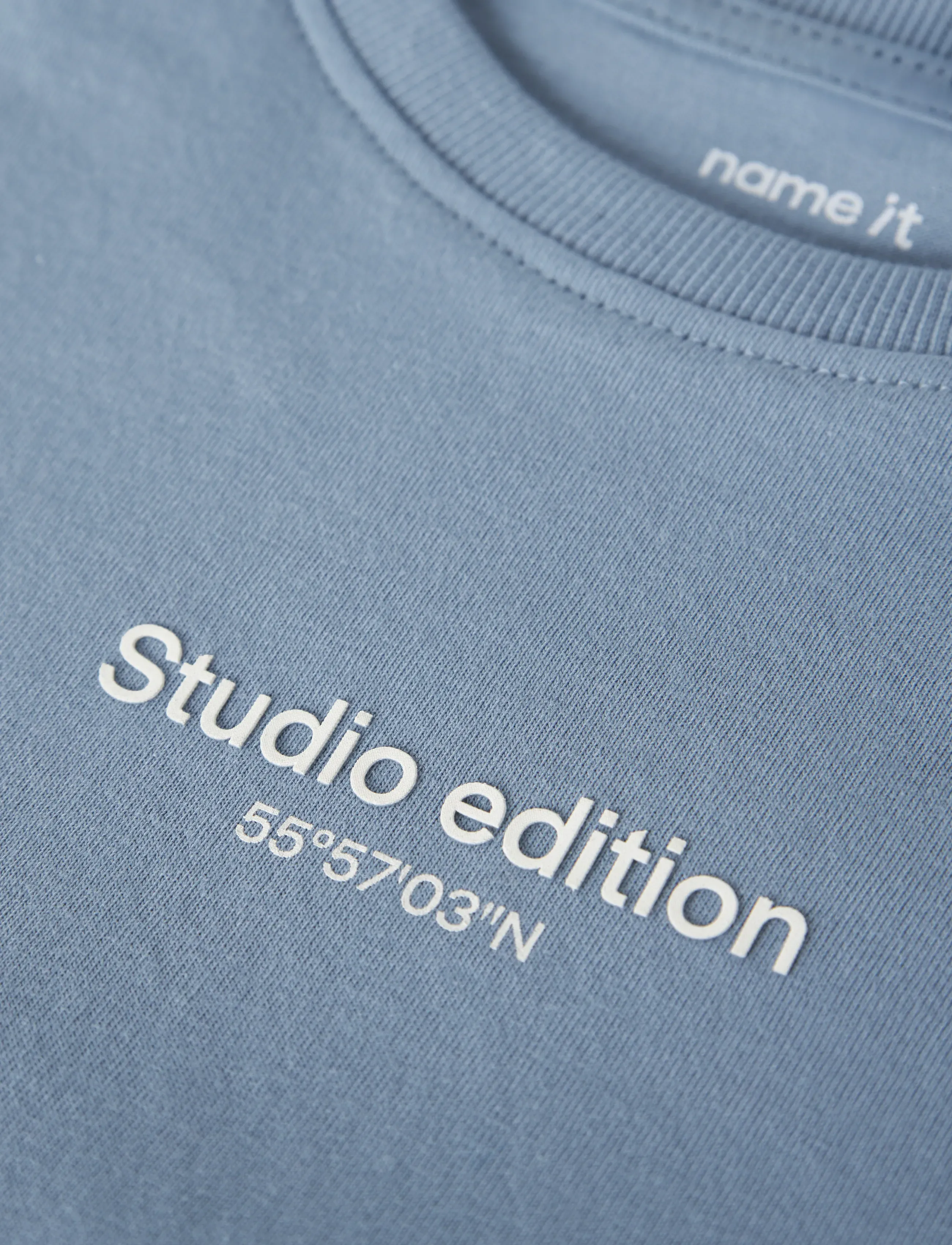 name it - NKMBRODY SS NREG TOP NOOS - short-sleeved t-shirts - ashley blue - 2