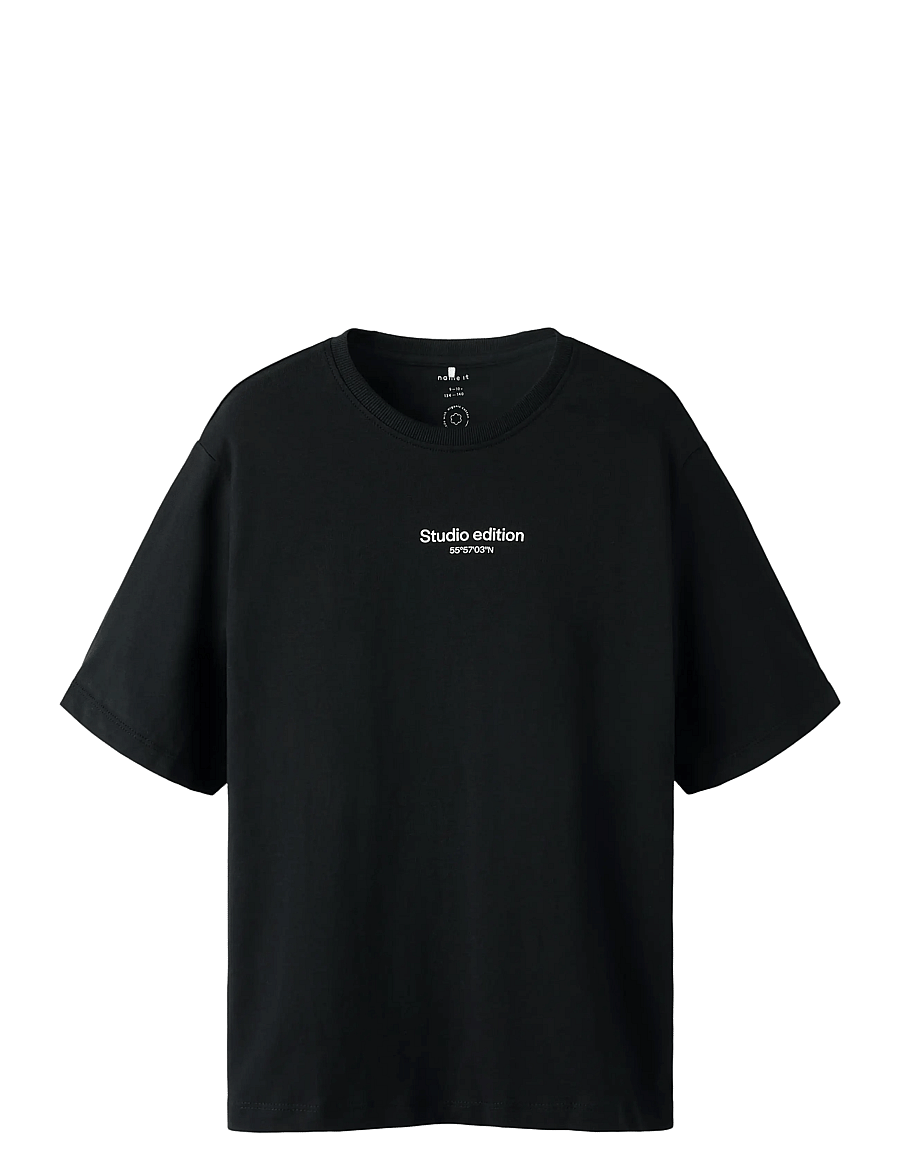 name it - NKMBRODY SS NREG TOP NOOS - lühikeste varrukatega t-särgid - black - 1