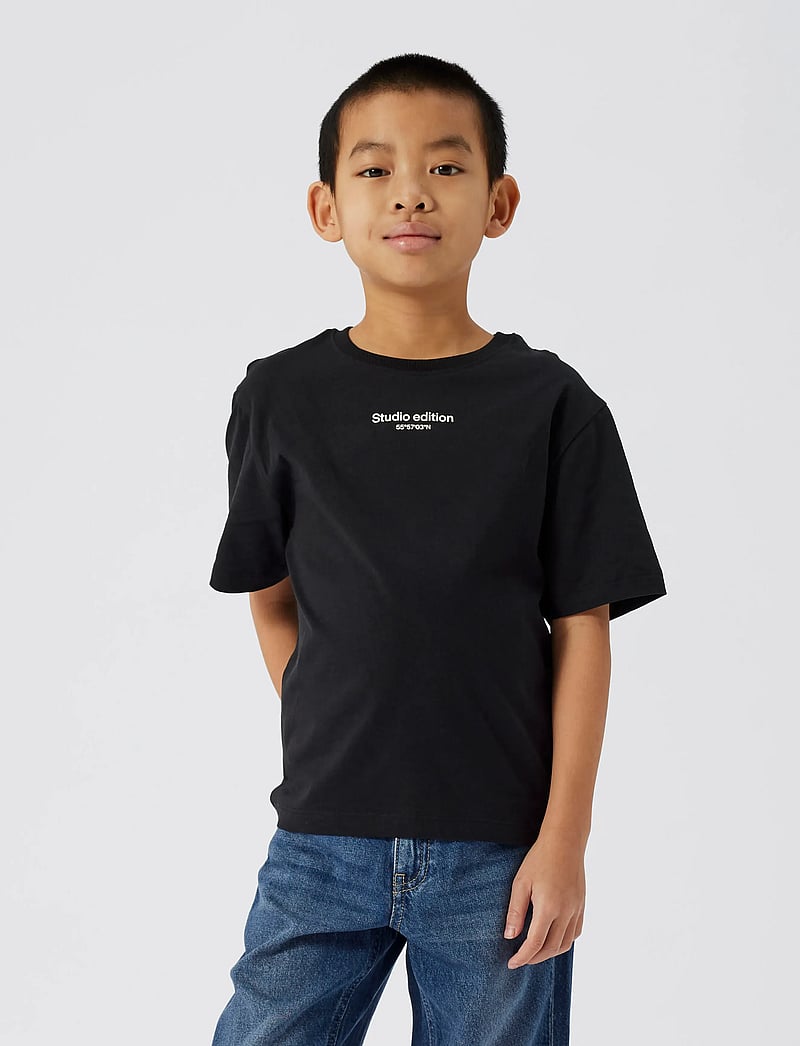 name it - NKMBRODY SS NREG TOP NOOS - kurzärmelige - black - 0