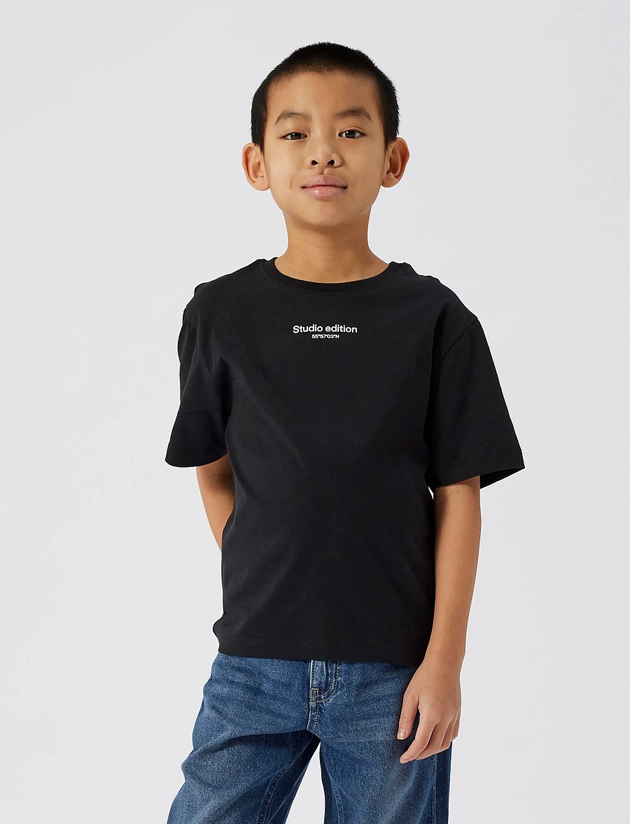 name it - NKMBRODY SS NREG TOP NOOS - lühikeste varrukatega t-särgid - black - 0