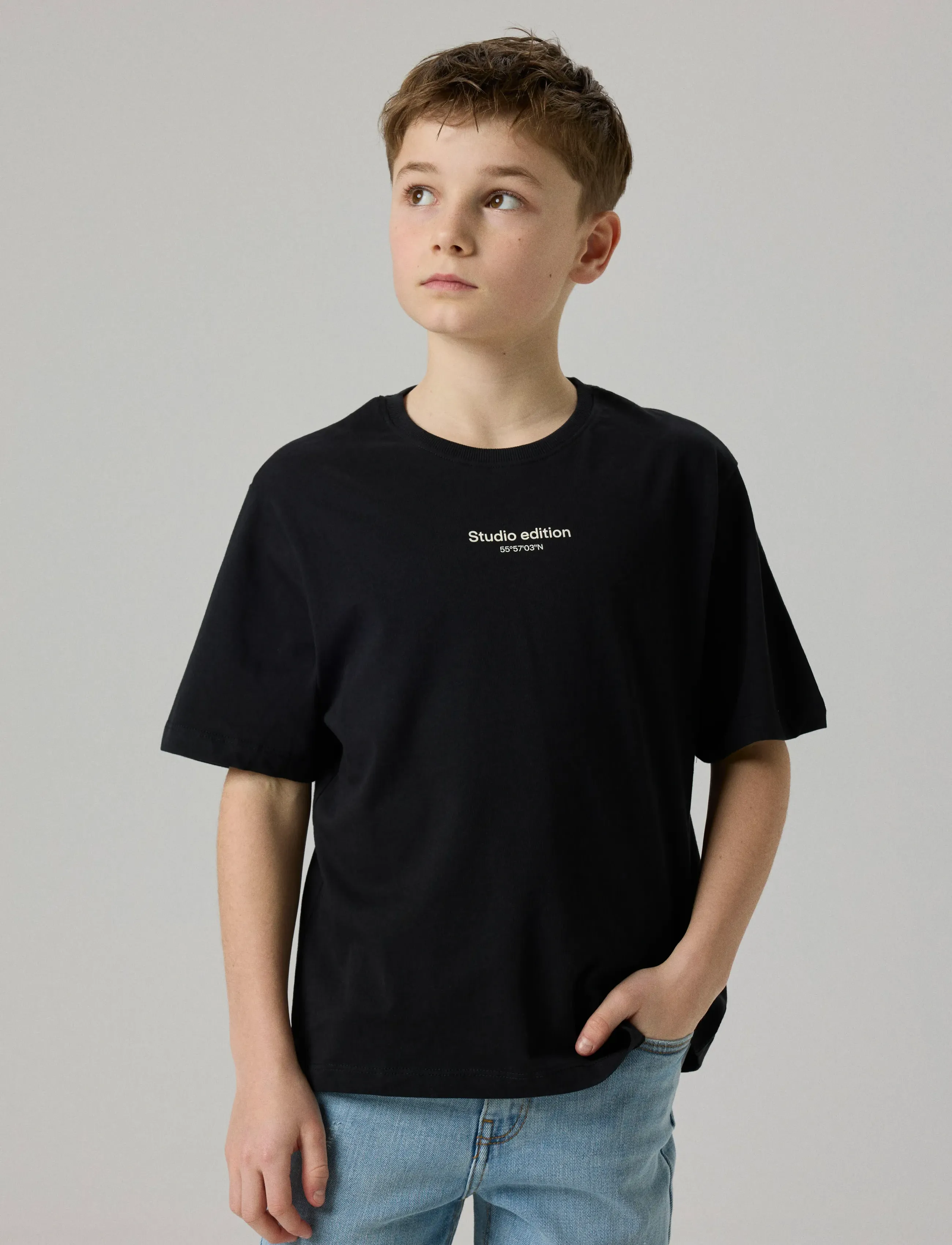 name it - NKMBRODY SS NREG TOP NOOS - kortärmade t-shirts - black - 4