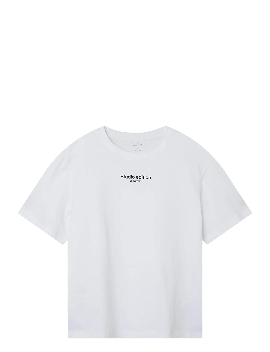 name it - NKMBRODY SS NREG TOP NOOS - kurzärmelige - bright white - 1