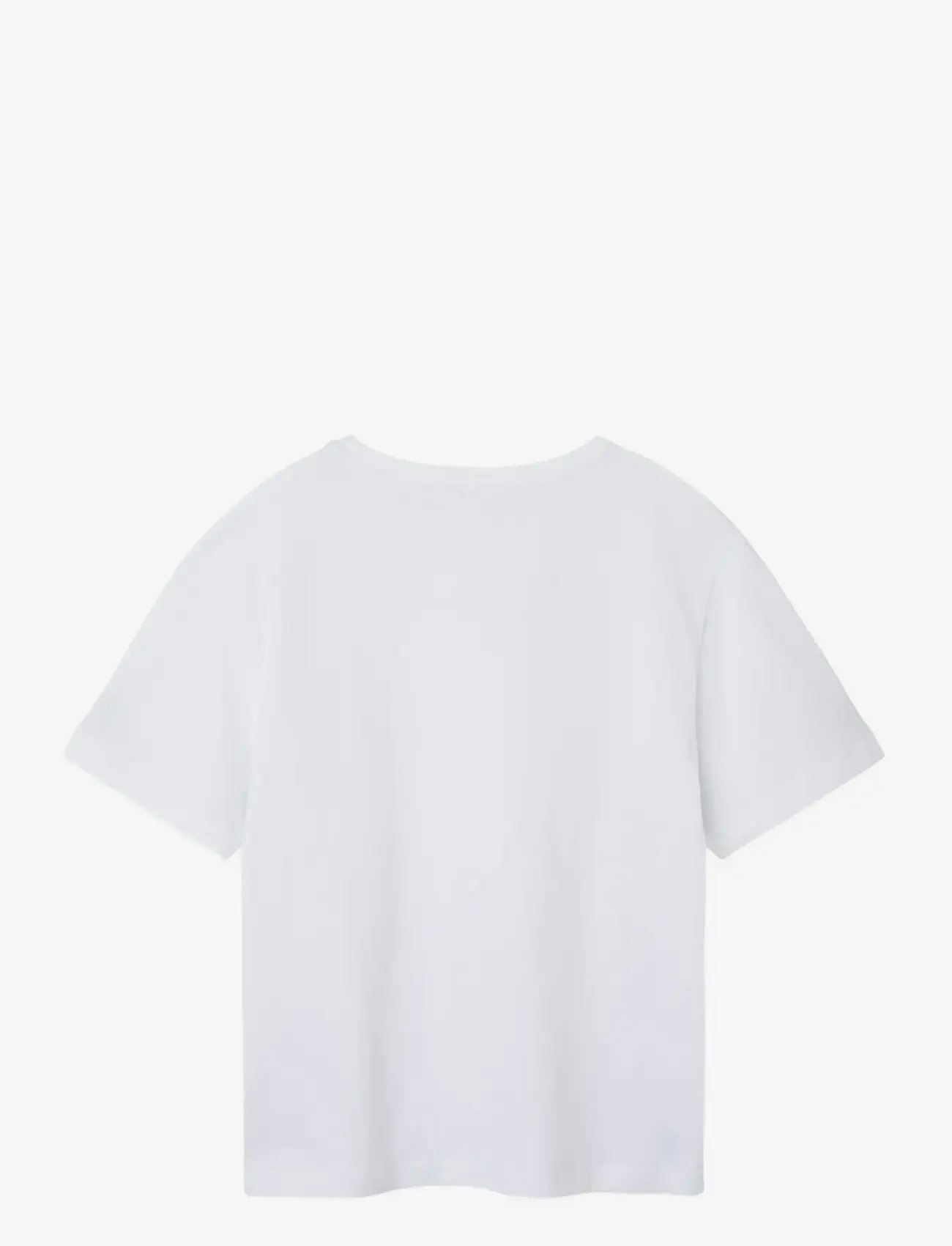 name it - NKMBRODY SS NREG TOP NOOS - kortærmede t-shirts - bright white - 2