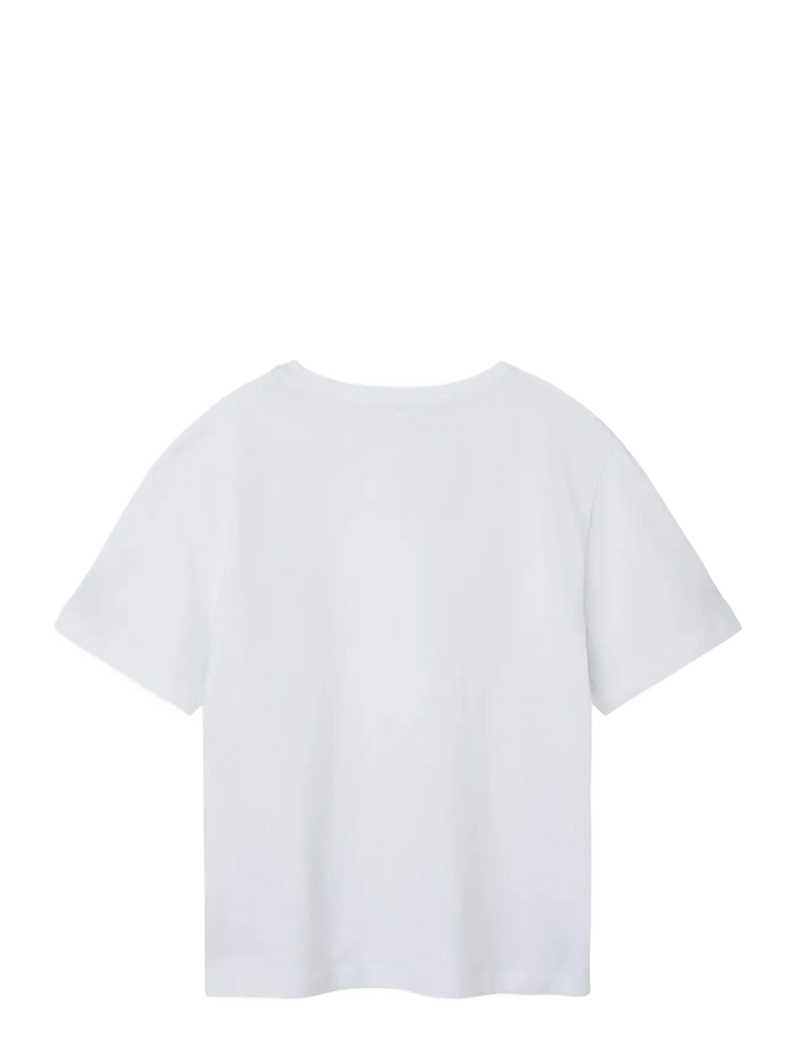 name it - NKMBRODY SS NREG TOP NOOS - kurzärmelige - bright white - 2