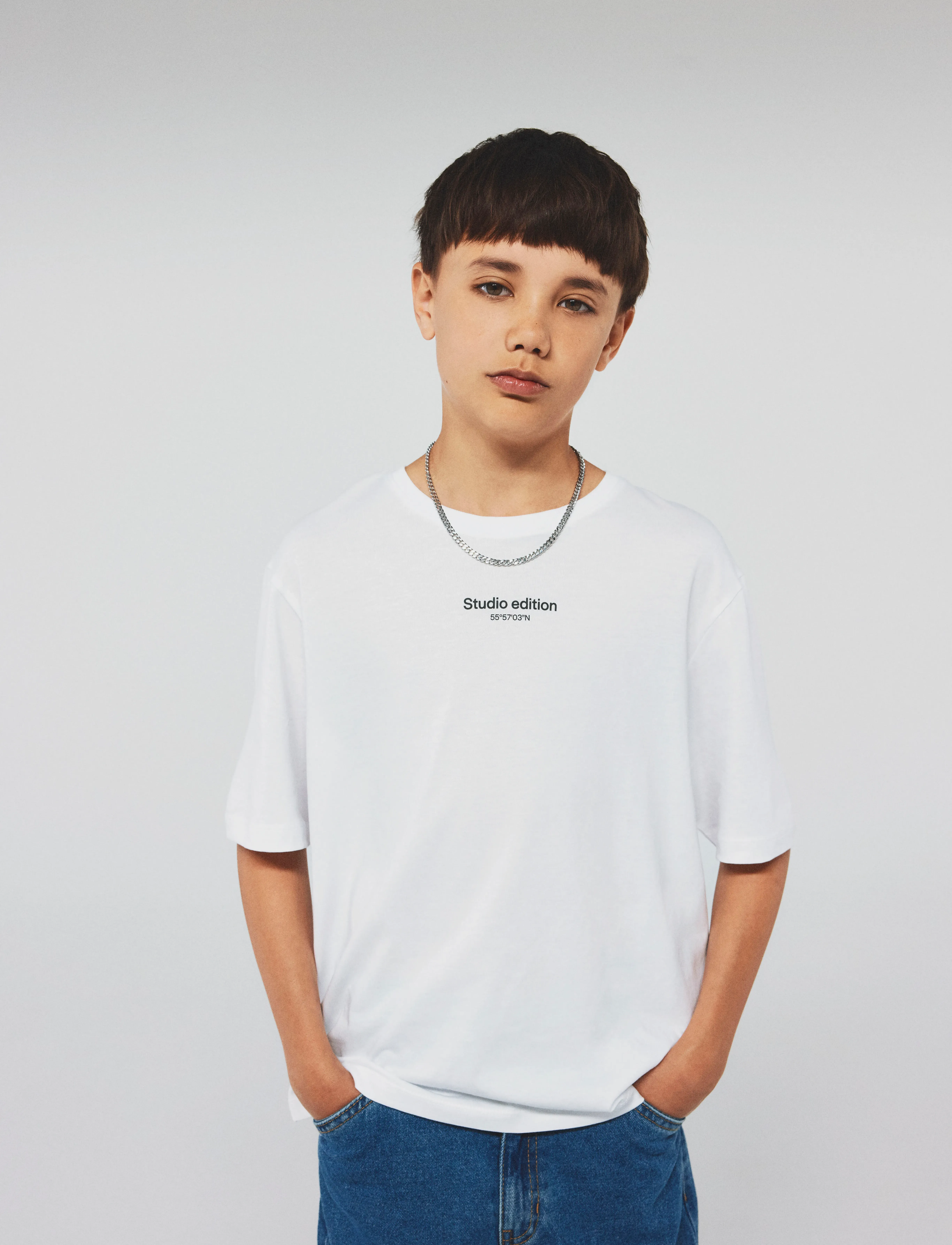 name it Nkmbrody Ss Nreg Top Noos, 122-128, T-shirts, Weiß - Short-sleeved, Kinder