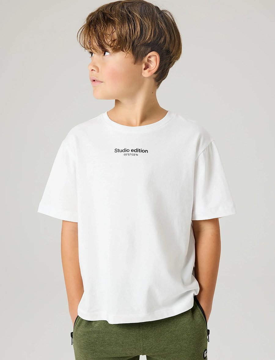name it - NKMBRODY SS NREG TOP NOOS - kurzärmelige - bright white - 4