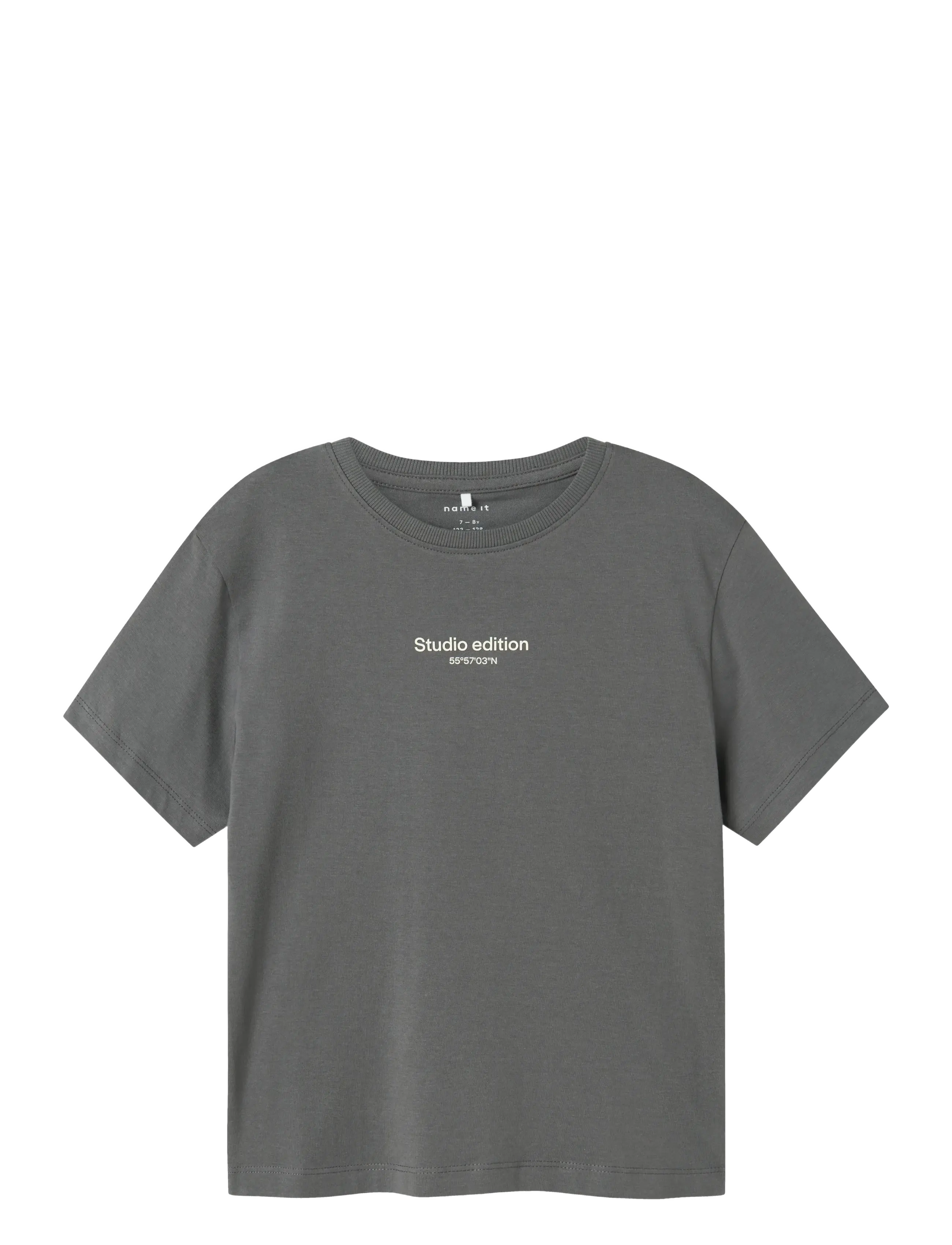 name it NKMBRODY SS NREG TOP NOOS - Basics - LAVA SMOKE / grey
