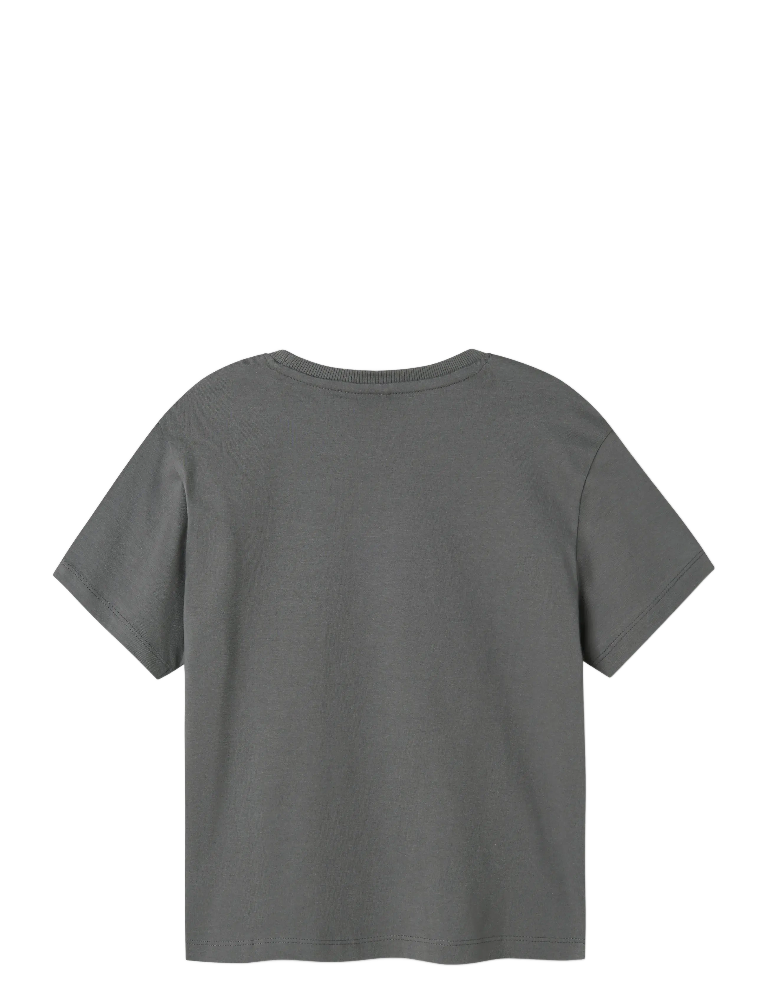 name it - NKMBRODY SS NREG TOP NOOS - kurzärmelige - lava smoke - 2
