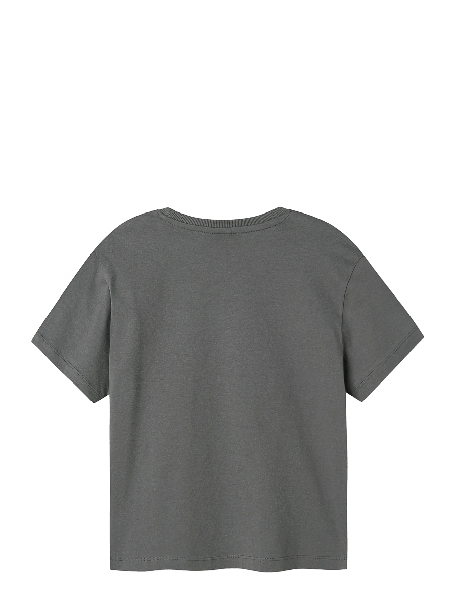 name it - NKMBRODY SS NREG TOP NOOS - kurzärmelige - lava smoke - 2