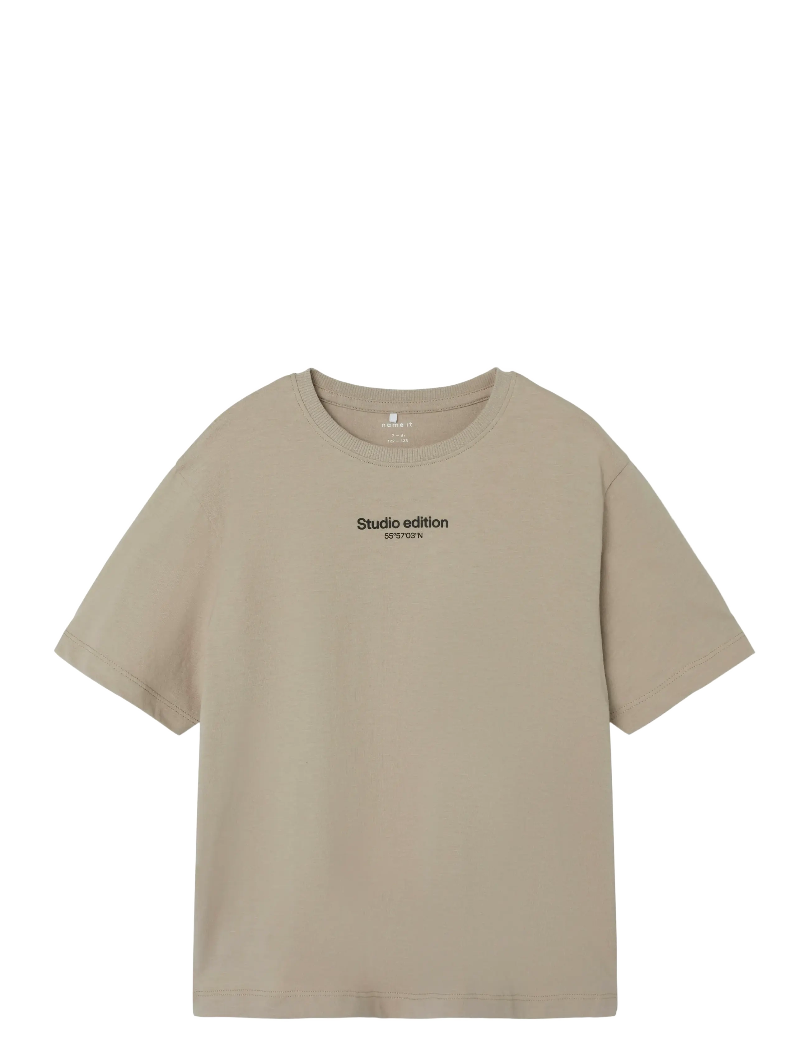name it NKMBRODY SS NREG TOP NOOS - 4 for 3 - PURE CASHMERE / beige