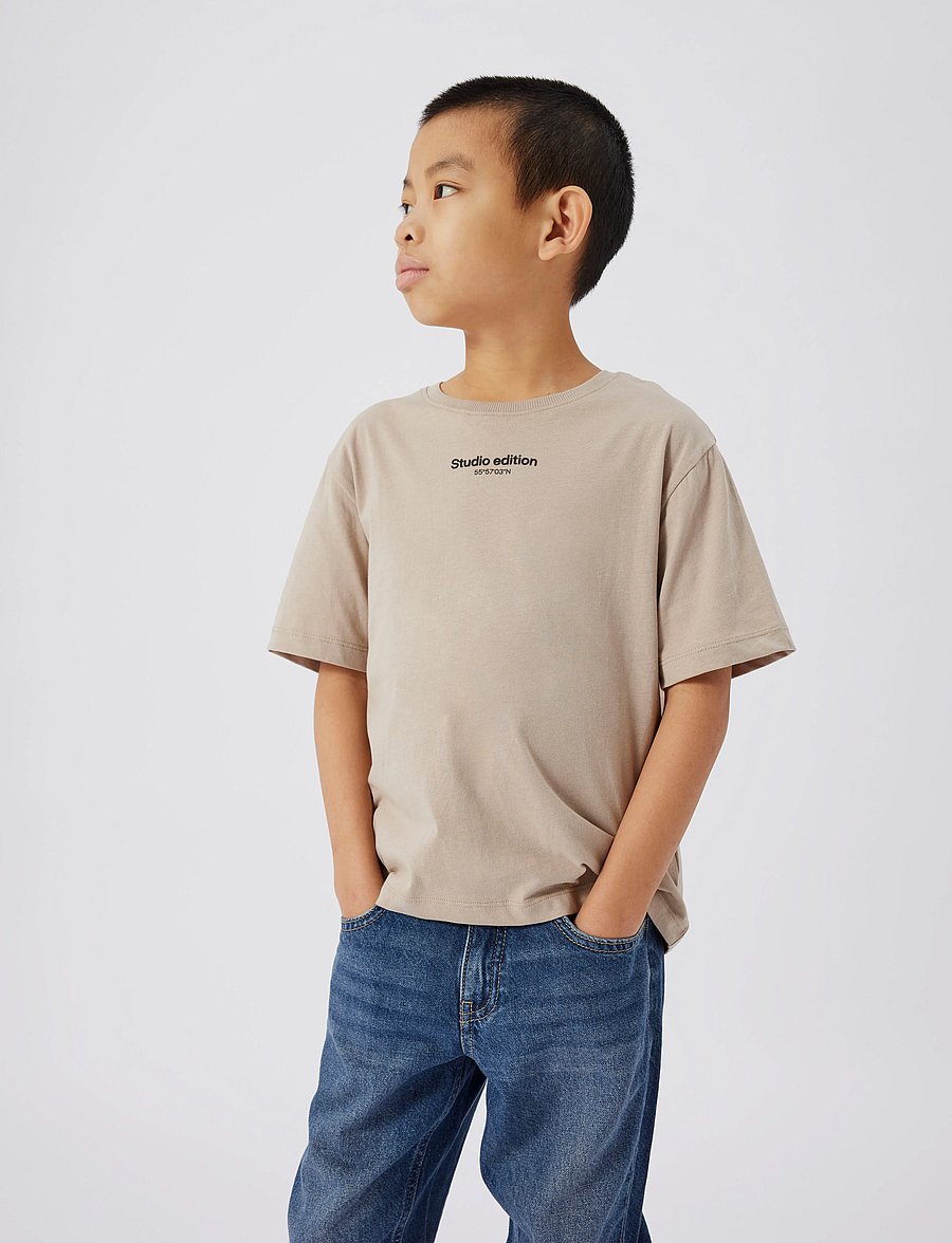name it - NKMBRODY SS NREG TOP NOOS - lühikeste varrukatega t-särgid - pure cashmere - 0