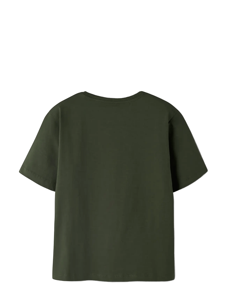 name it - NKMBRODY SS NREG TOP NOOS - kurzärmelige - rifle green - 2