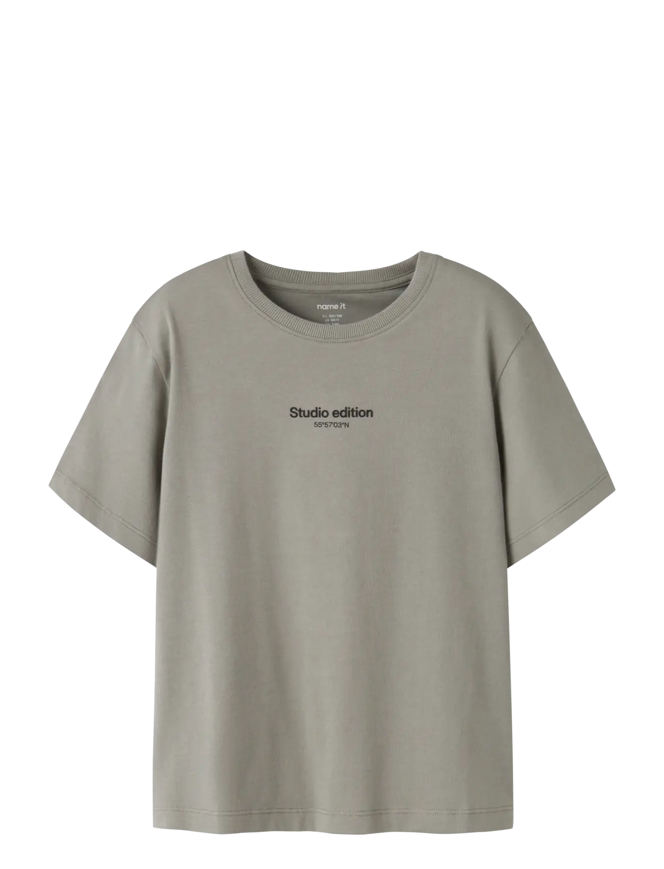 name it - NKMBRODY SS NREG TOP NOOS - lühikeste varrukatega t-särgid - shadow - 1