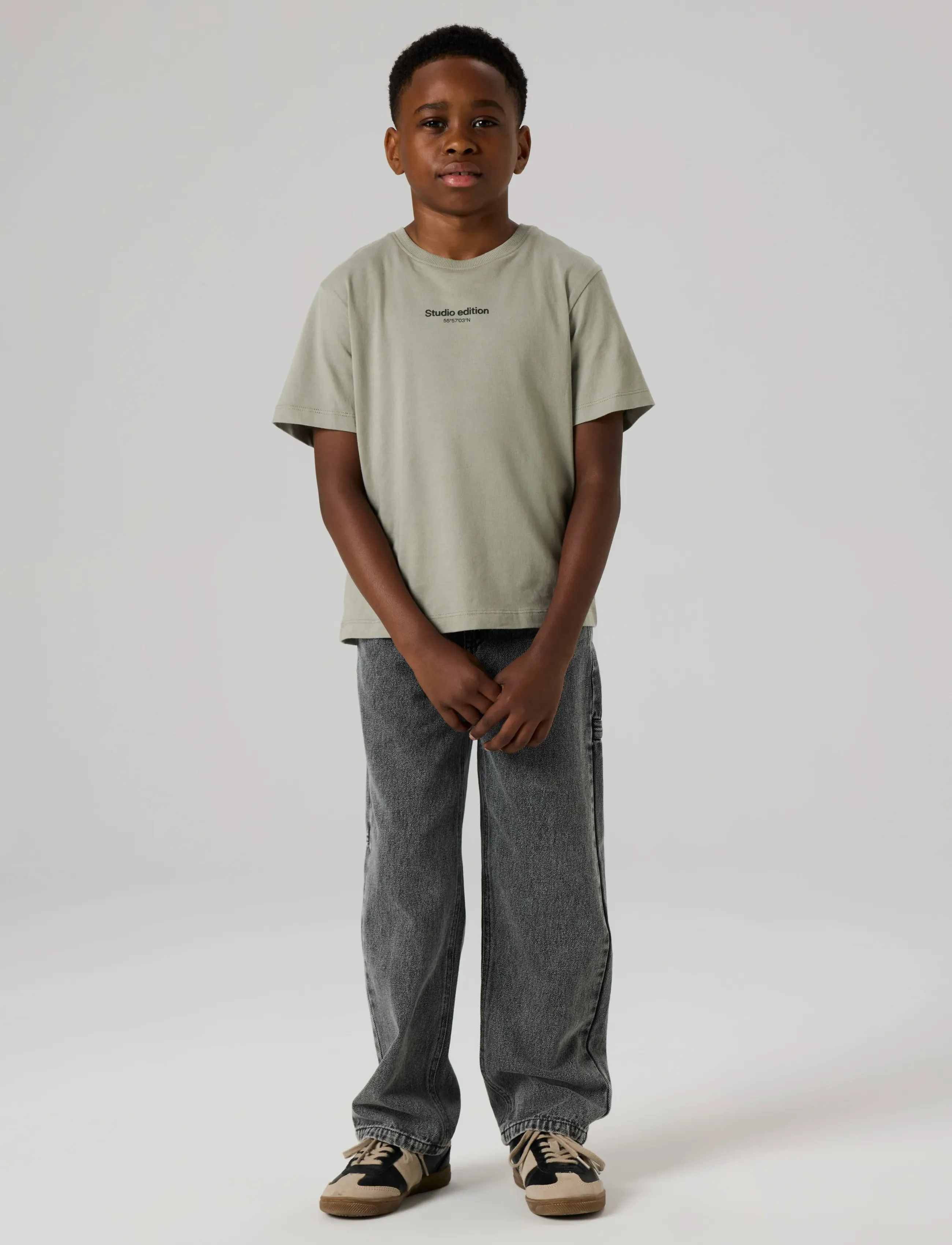 name it - NKMBRODY SS NREG TOP NOOS - short-sleeved t-shirts - shadow - 3