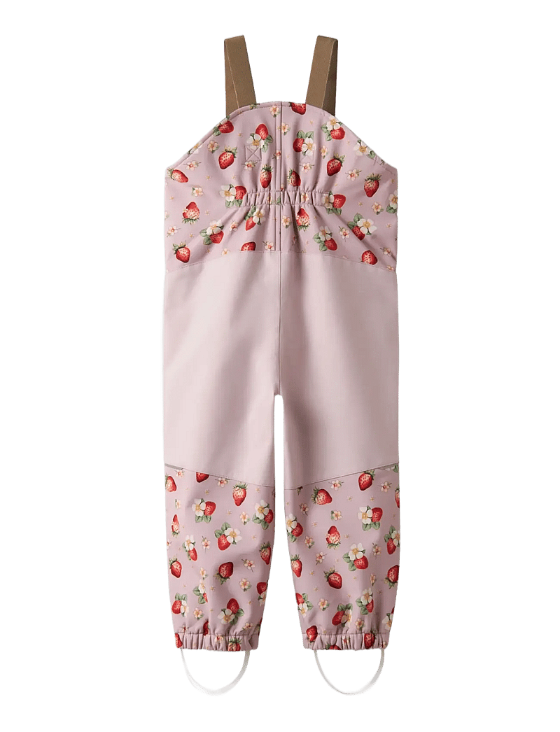 name it - NMFALFA08 SOFTSHELL BIB PANT AOP FO - regnbyxor - keepsake lilac - 2