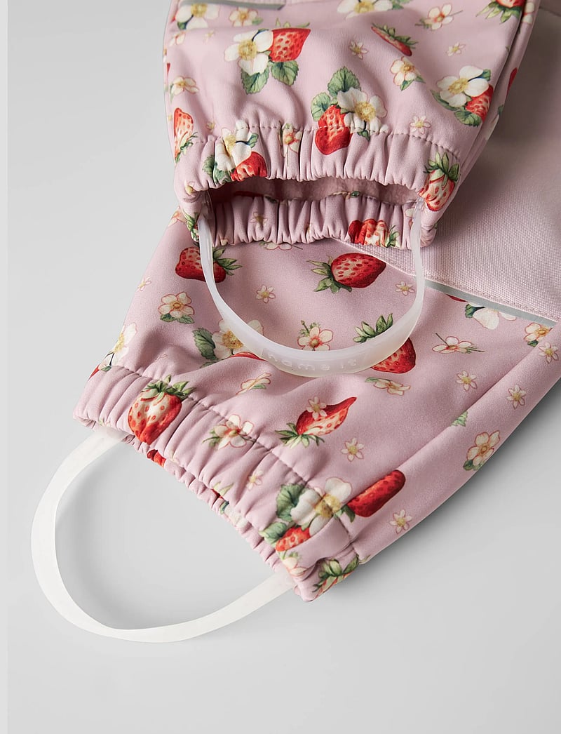 name it - NMFALFA08 SOFTSHELL BIB PANT AOP FO - regnbyxor - keepsake lilac - 4