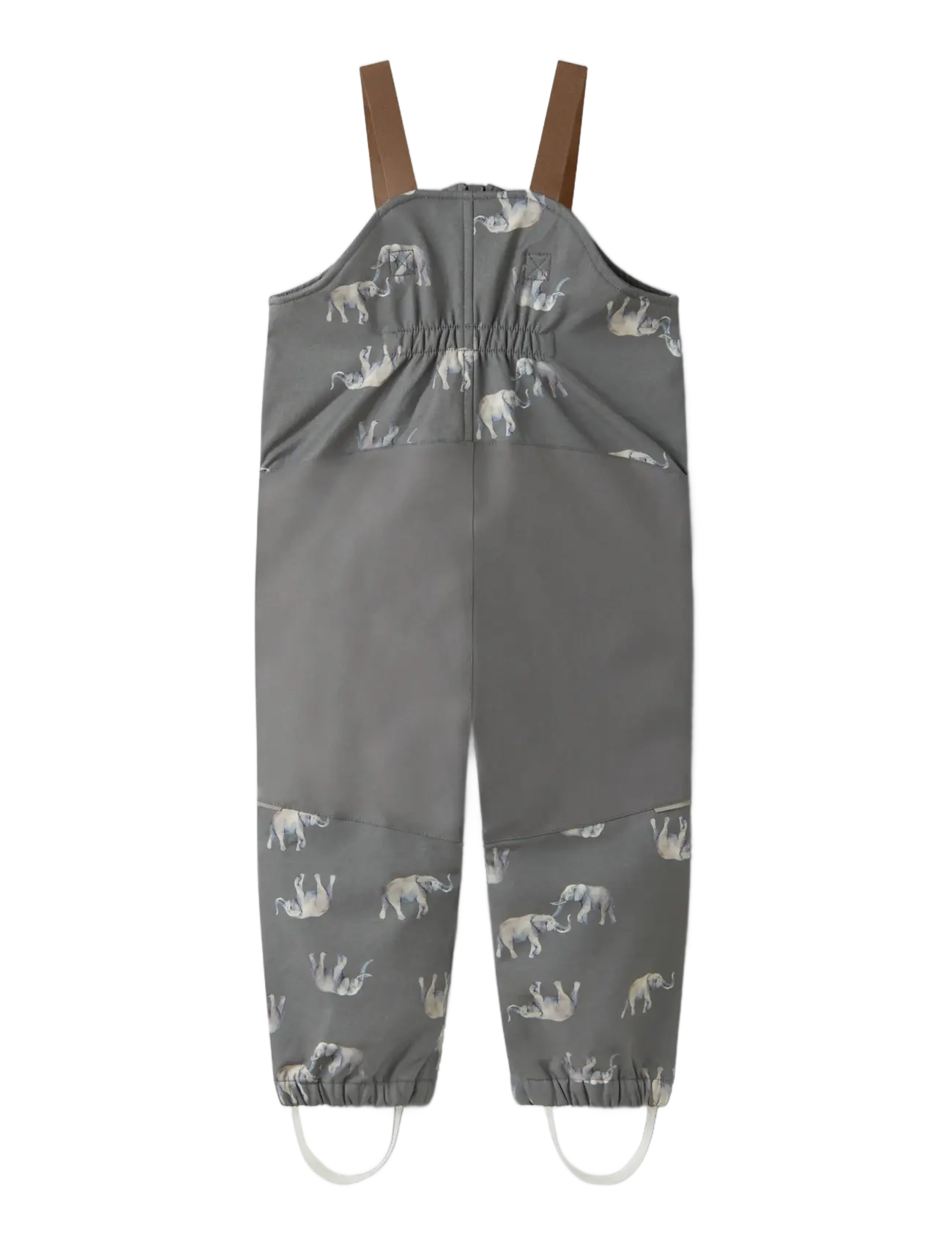 name it - NMMALFA08 SOFTSHELL BIB PANT AOP FO - quiet shade - 1