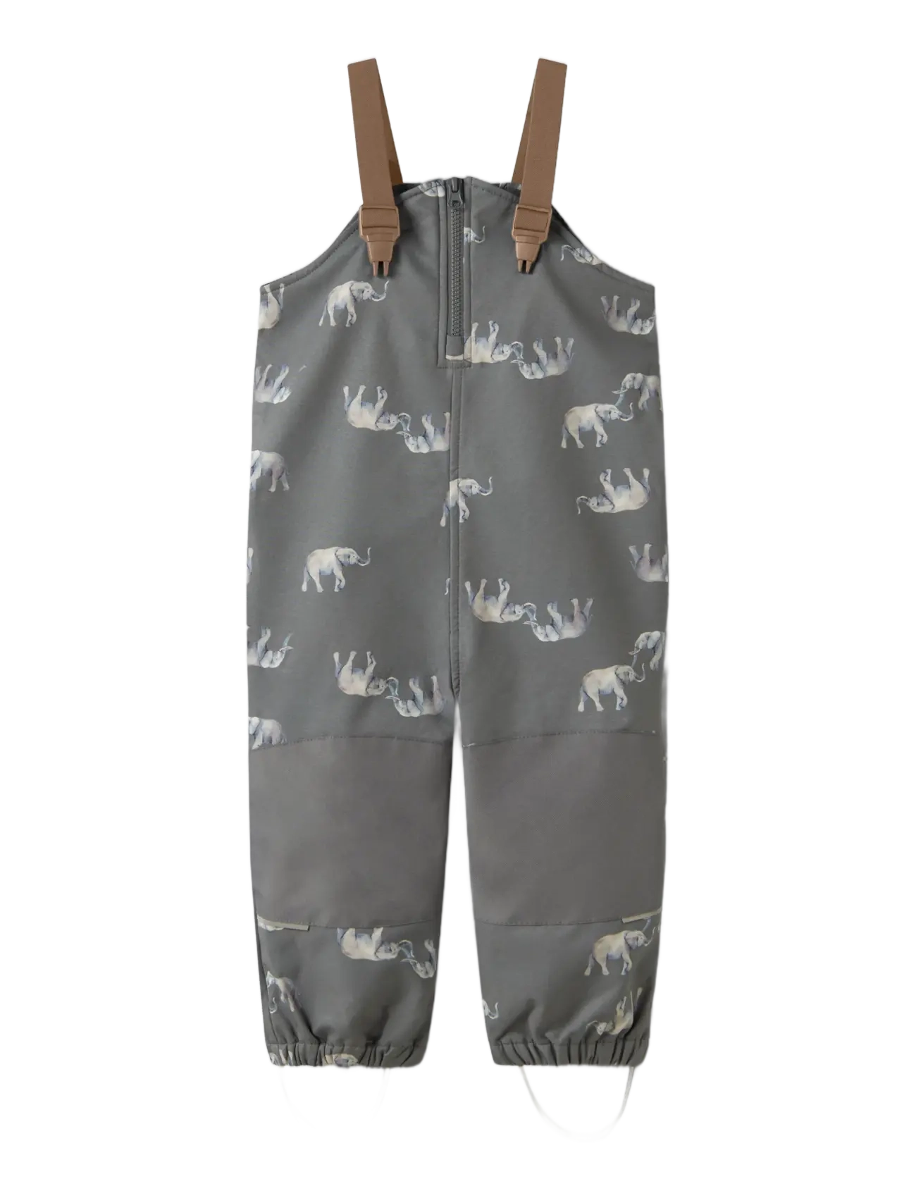 name it - NMMALFA08 SOFTSHELL BIB PANT AOP FO - quiet shade - 2