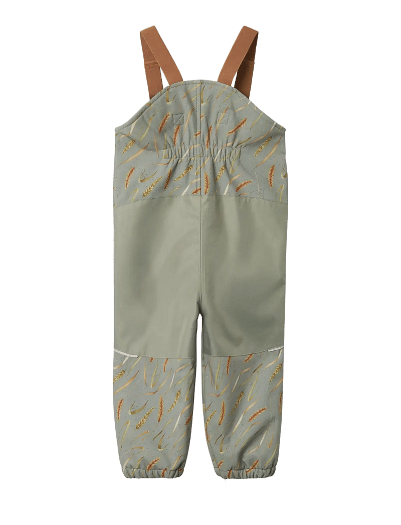 name it - NMMALFA08 SOFTSHELL BIB PANT AOP FO - softshellbyxor - shadow - 1