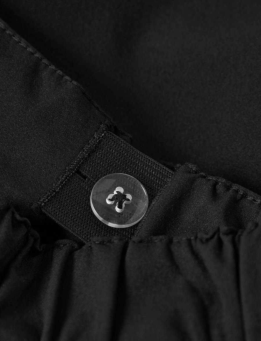 name it - NKNALFALIGHT08 PANT REG FO NOOS - vihmapüksid - black - 0