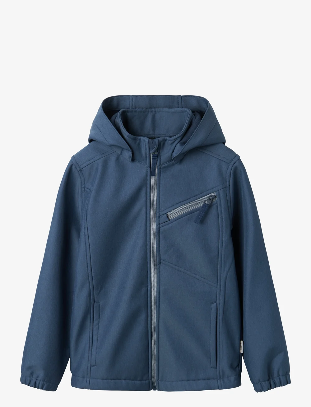 name it - NKMALFA08 SOFTSHELL JACKET DYLAN FO - skaljackor - sargasso sea - 0