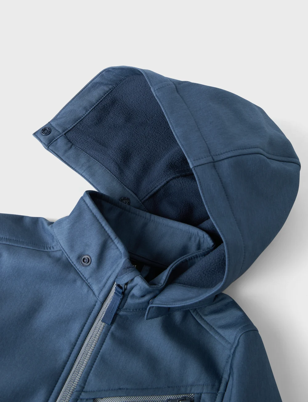 name it - NKMALFA08 SOFTSHELL JACKET DYLAN FO - skaljackor - sargasso sea - 4