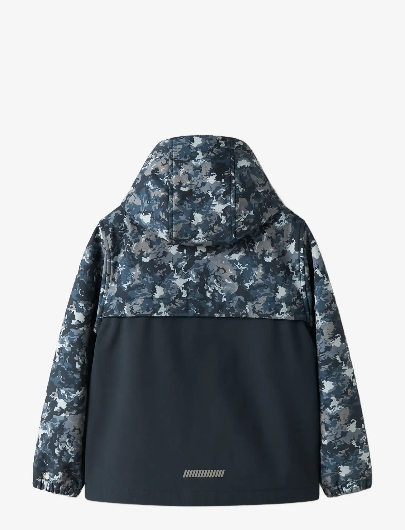 name it - NKMALFA08 SOFTSHELL JACKET BLOCK AOP FO - efterårsjakker - flint stone - 2