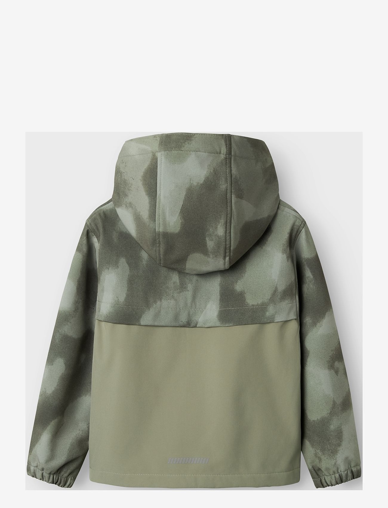 name it - NKMALFA08 SOFTSHELL JACKET BLOCK AOP FO - neperpučiamos striukės - shadow - 1