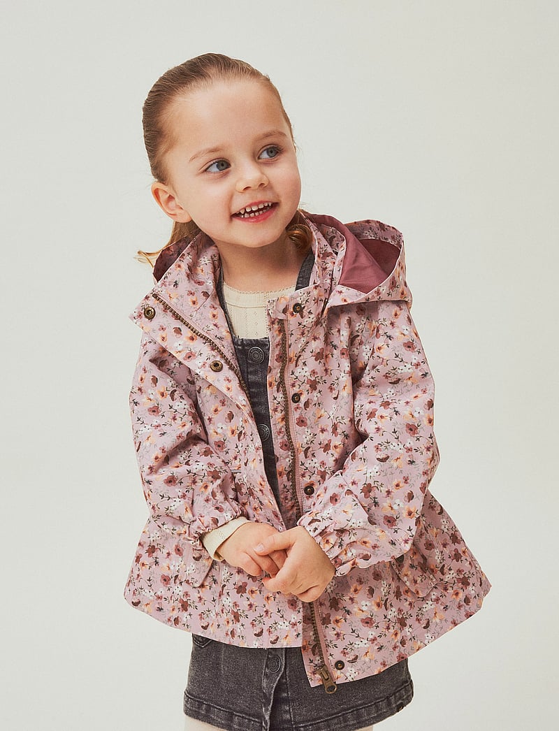 name it - NMFMALEX08 JACKET AOP FO - parkas - pale mauve - 3