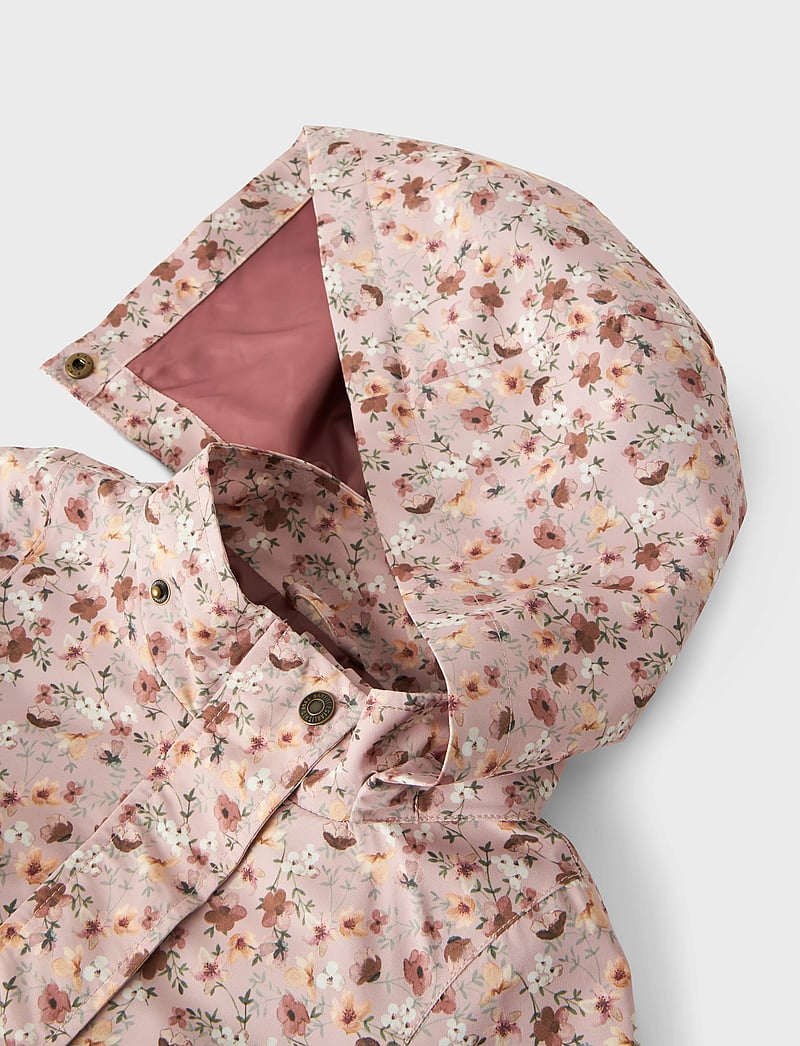 name it - NMFMALEX08 JACKET AOP FO - parkas - pale mauve - 4