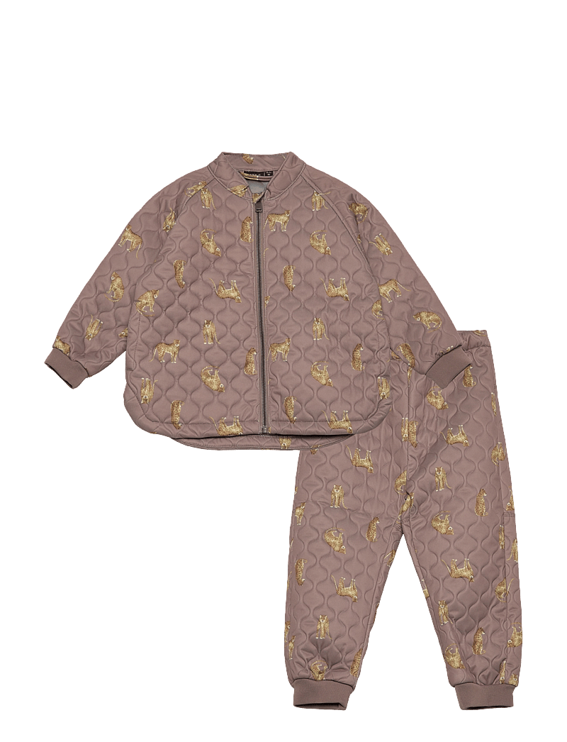 name it - NMMMOON QUILTED SET AOP FO - thermo-sets - mountain trail - 1