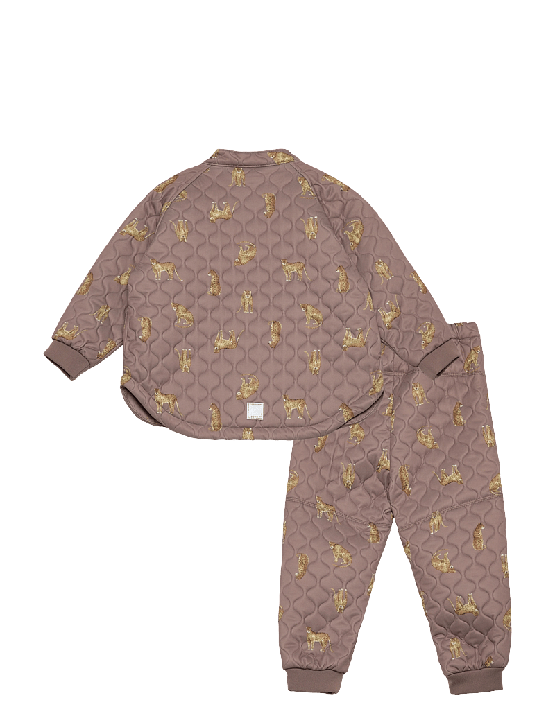 name it - NMMMOON QUILTED SET AOP FO - thermo-sets - mountain trail - 2