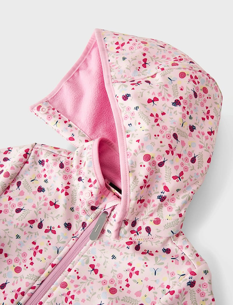 name it - NMFMALTA05 SOFTSHELL SUIT AOP FO - shell overalls - cherry blossom - 3