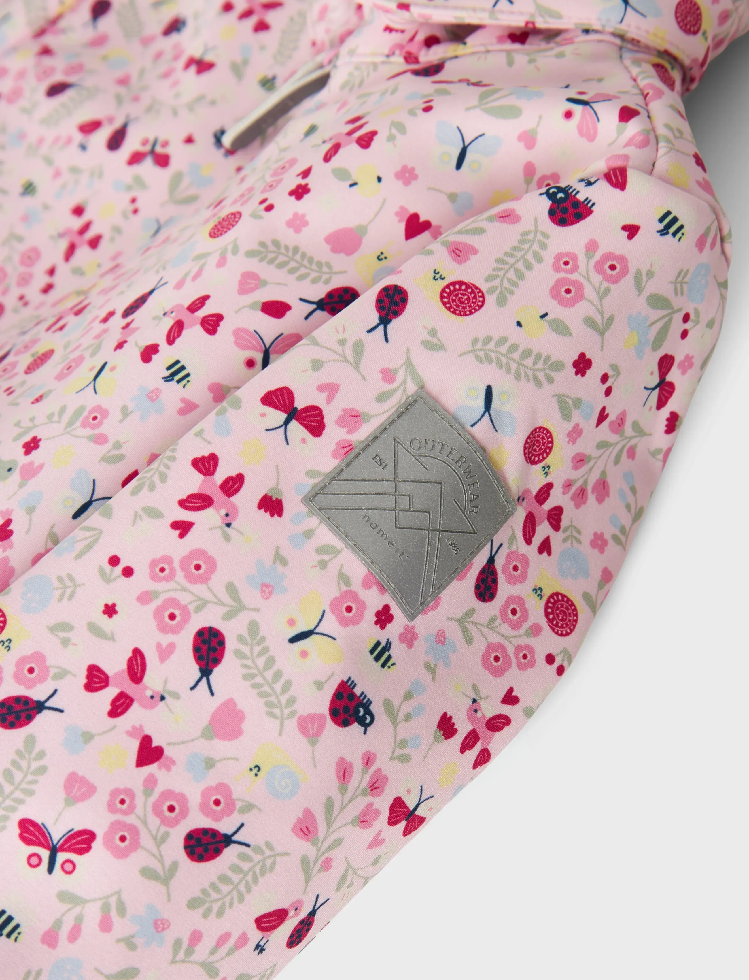 name it - NMFMALTA05 SOFTSHELL SUIT AOP FO - cherry blossom - 4