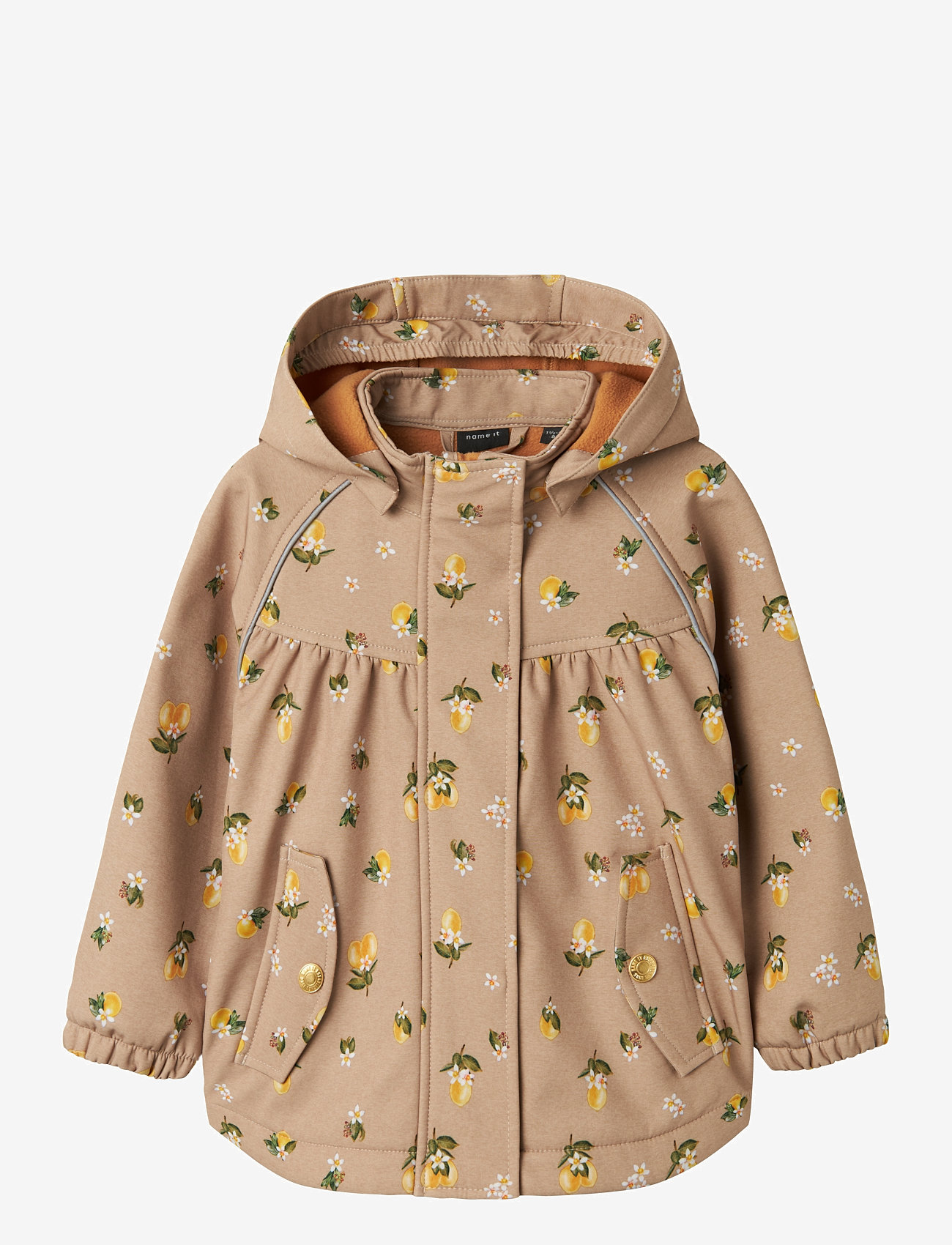 name it - NMFALFA08 SOFTSHELL ASHAPE JACKET FO - herbstjacken - light taupe - 0